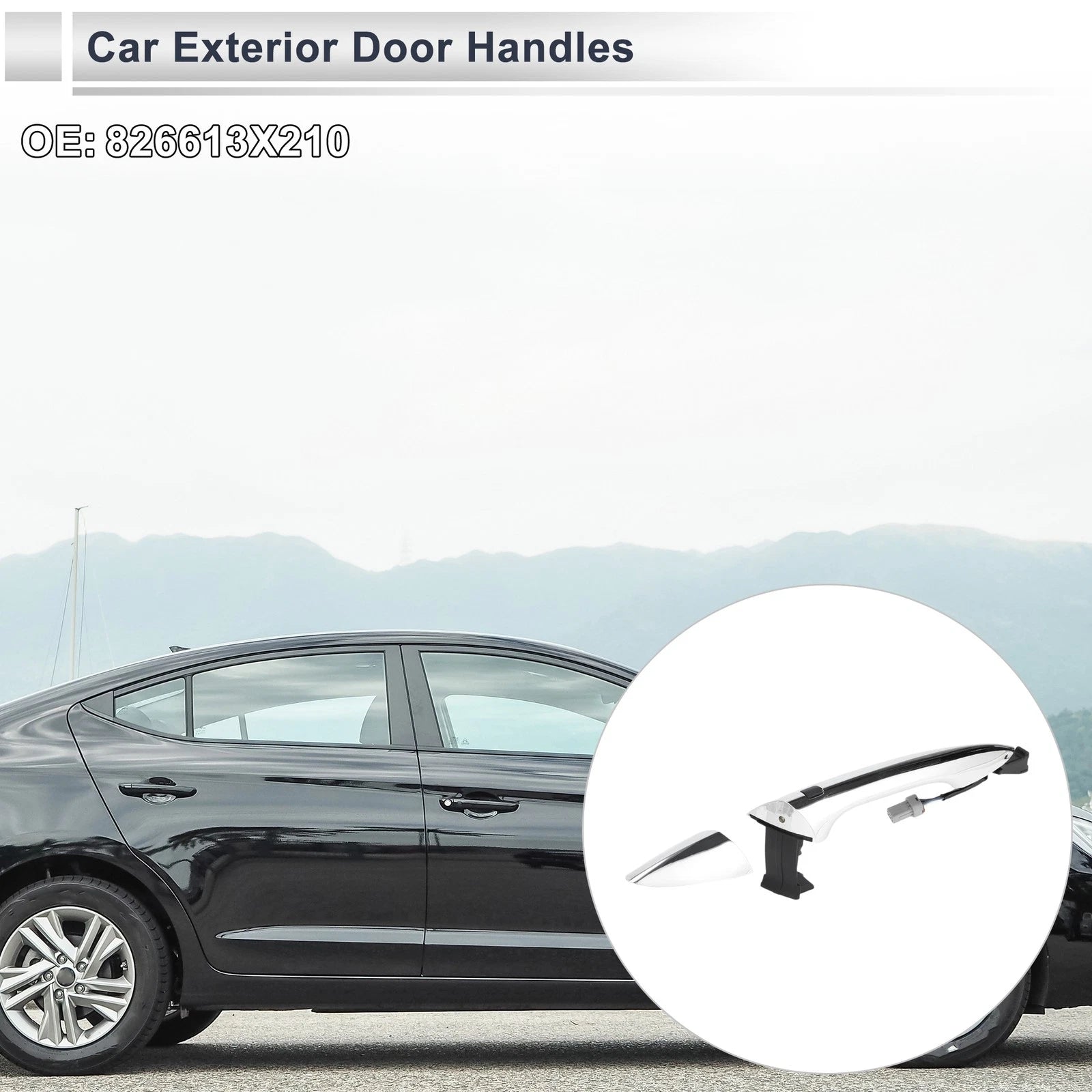 Front Right Door Handle for Hyundai Elantra (2011–2016) No. 826613X210