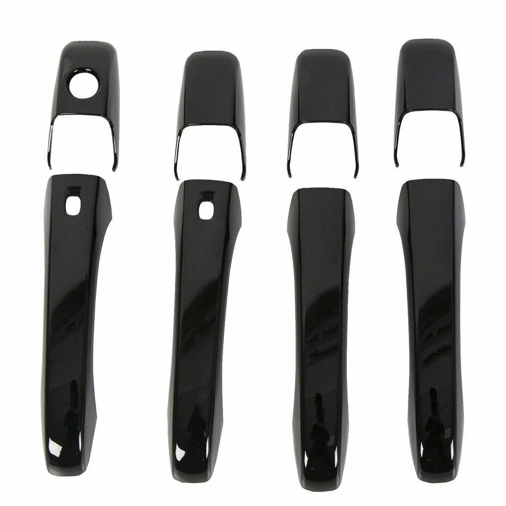 Set of 4 Glossy Black Door Handle Covers for Jeep Grand Cherokee/Dodge Durango (2011–2023)