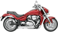 Bassani Pro Street Turn Out Exhaust for Suzuki M109R (2006–2023) - Chrome