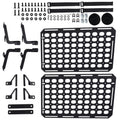 Rear Bed Molle Rack for Ford F250/F350/F450 (2017–2024) Storage Panel Black