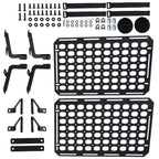 Rear Bed Molle Rack for Ford F250/F350/F450 (2017–2024) Storage Panel Black