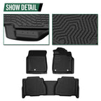 TPE Floor Mats for Toyota Tundra Double Cab/CrewMax (2007–2011)