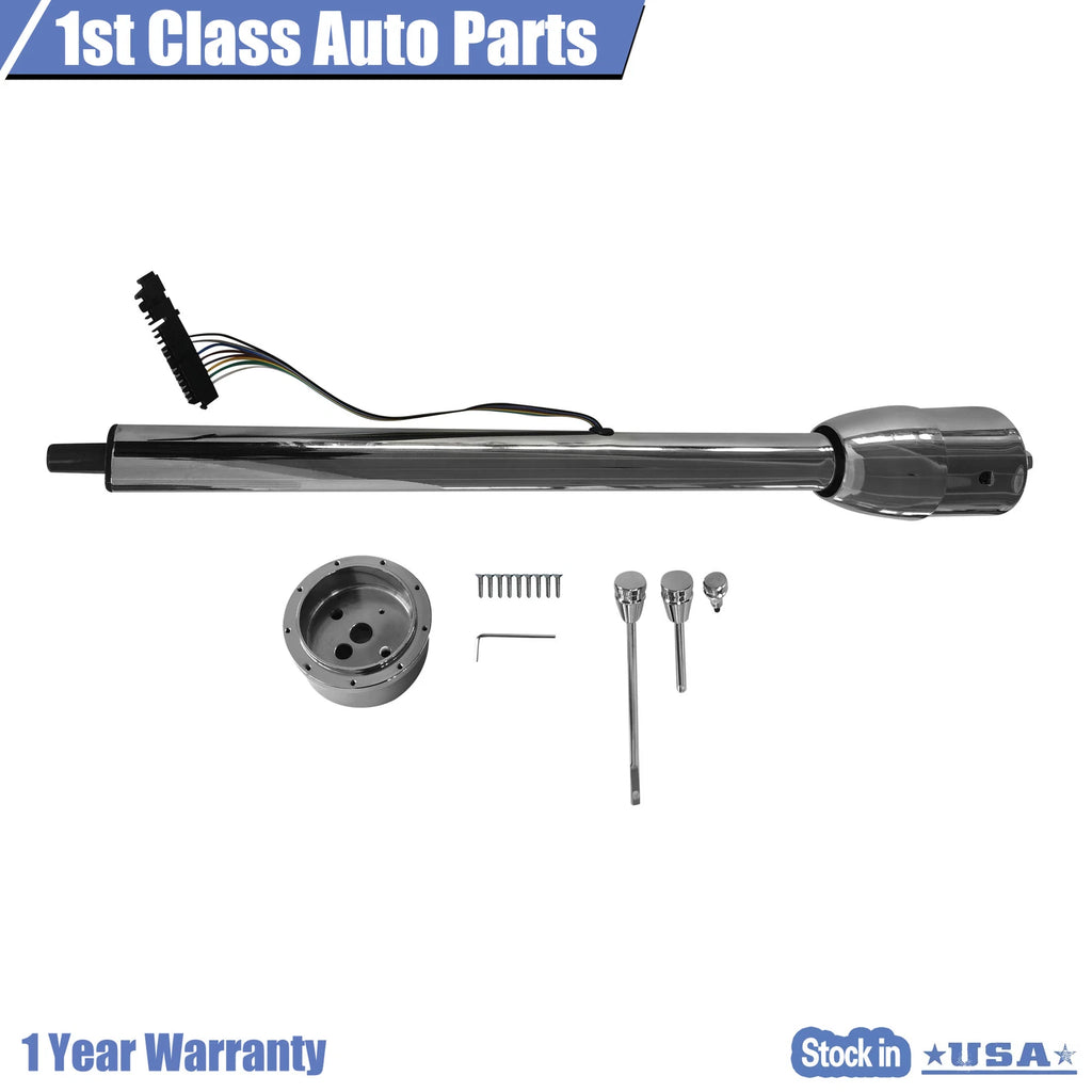 32'' Chrome Tilt Steering Column for Make Model
