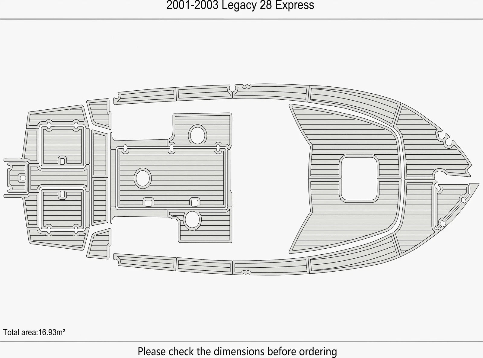 EVA Pad for 2001 Legacy 28 Express Swim Platform (2001)