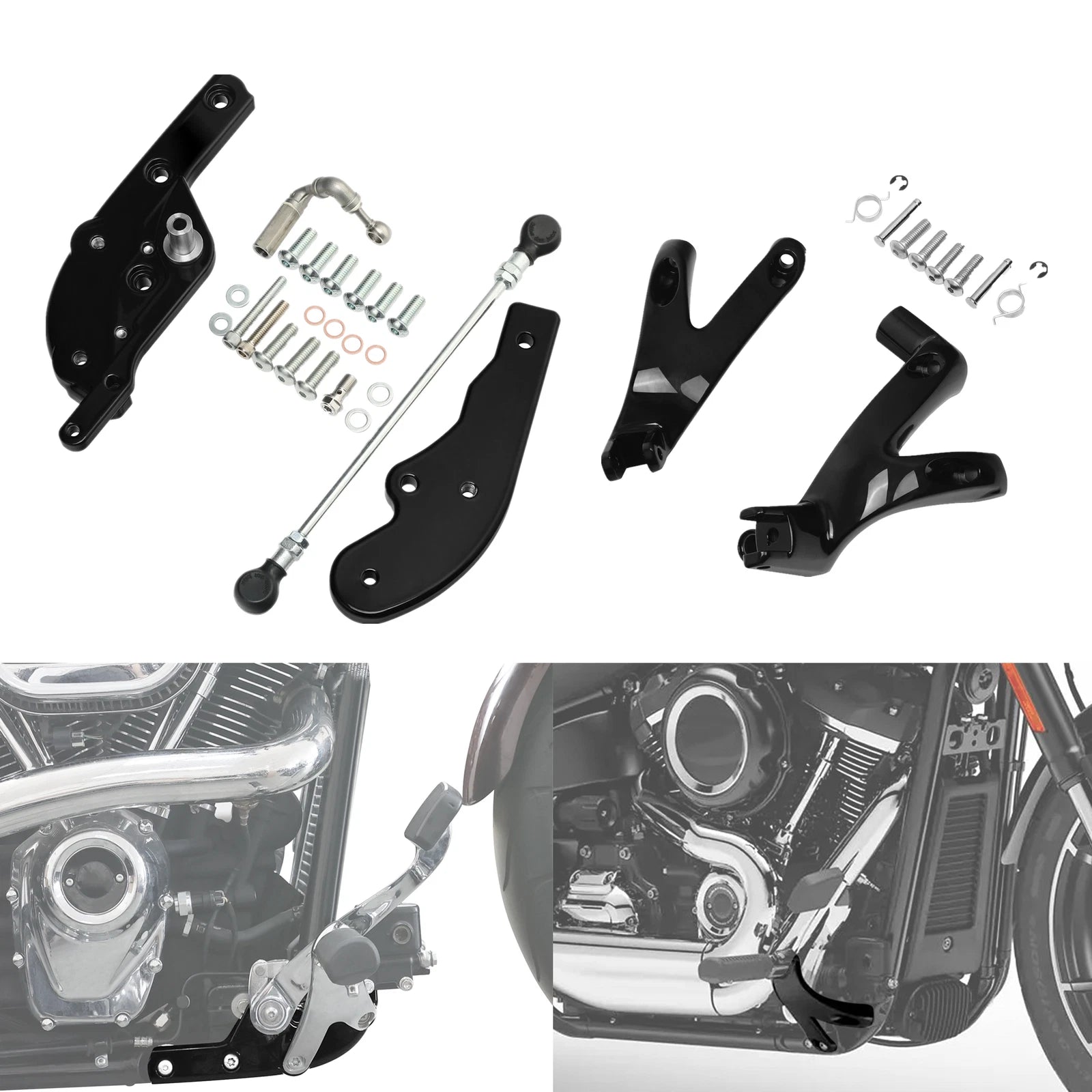 Extended Reach Forward Control & Bracket for Harley FXBR FXFBS FLSB (2018–Present)