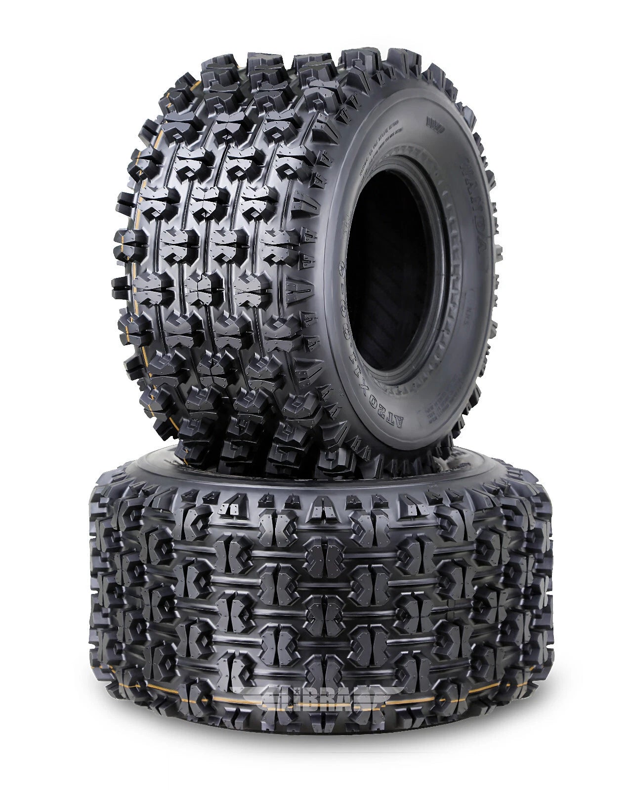 Set of 2 WANDA ATV Tires 20x11-9 Sport 10085 GNCC Race Extra Deep Tread