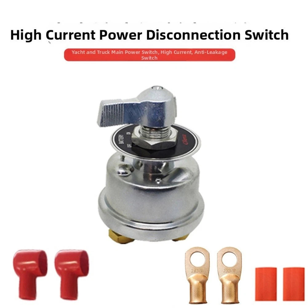 Battery Disconnect for Boat (Alloy Housing, Brass Components, Copper Contacts)