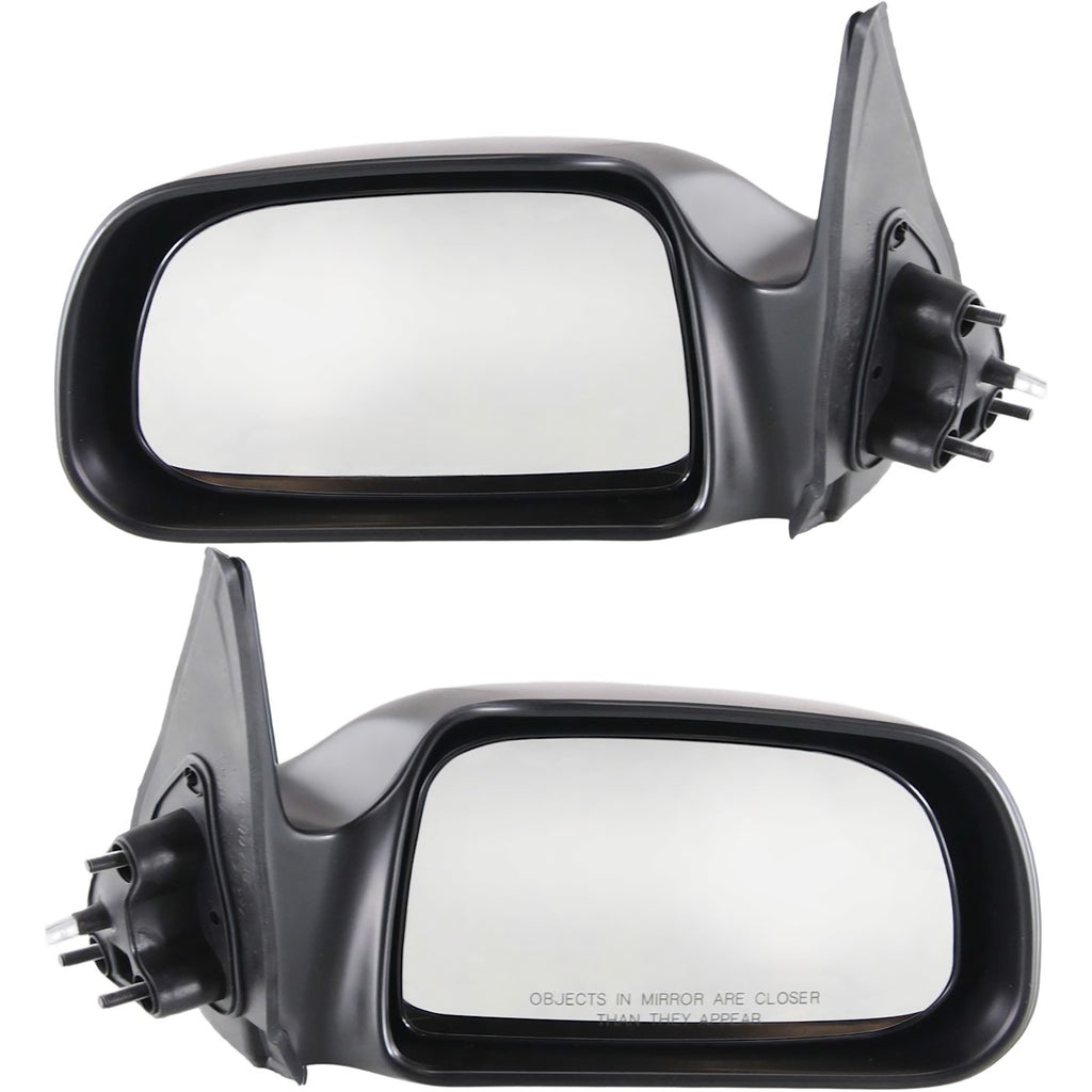Set of 2 Manual Remote Side View Mirrors for Tacoma Pickup Truck (2000–2004)