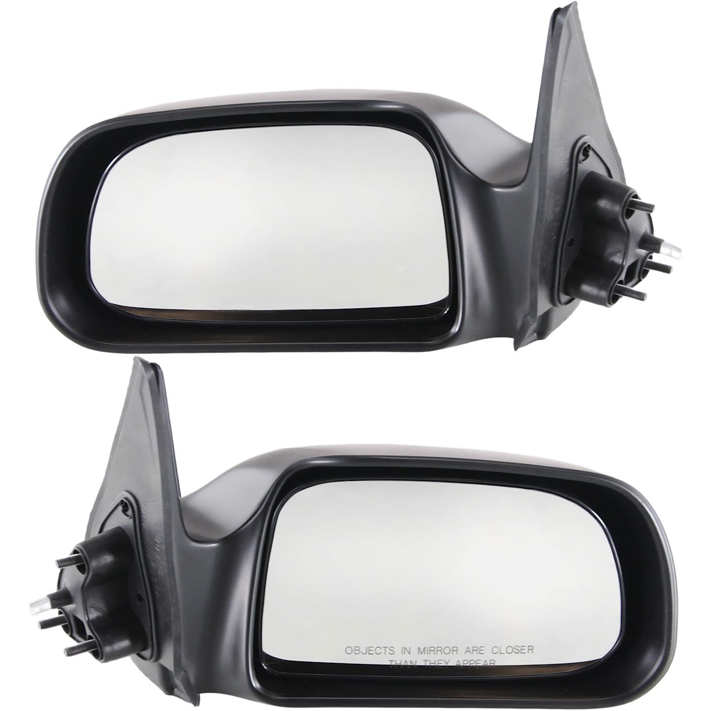 Set of 2 Manual Remote Side View Mirrors for Tacoma Pickup Truck (2000–2004)