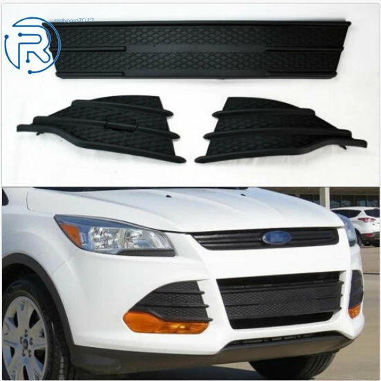 Front Lower Grille for Ford Focus S/SE (2012-2014) Honeycomb Black