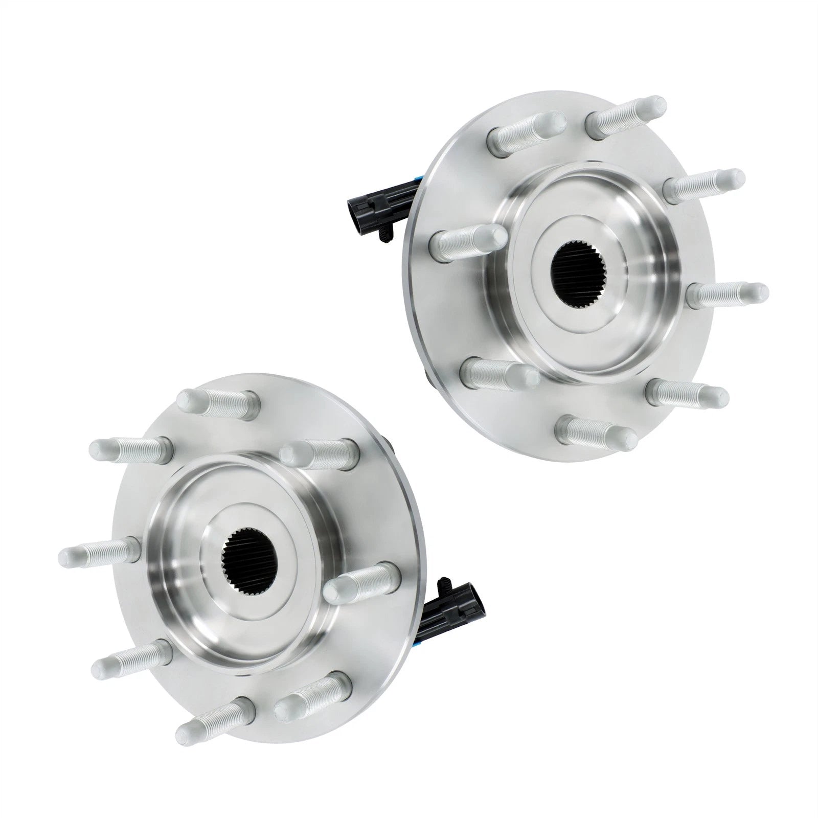 Pair Front Wheel Bearing Hubs for GMC Sierra 3500 Classic (2007) 4WD