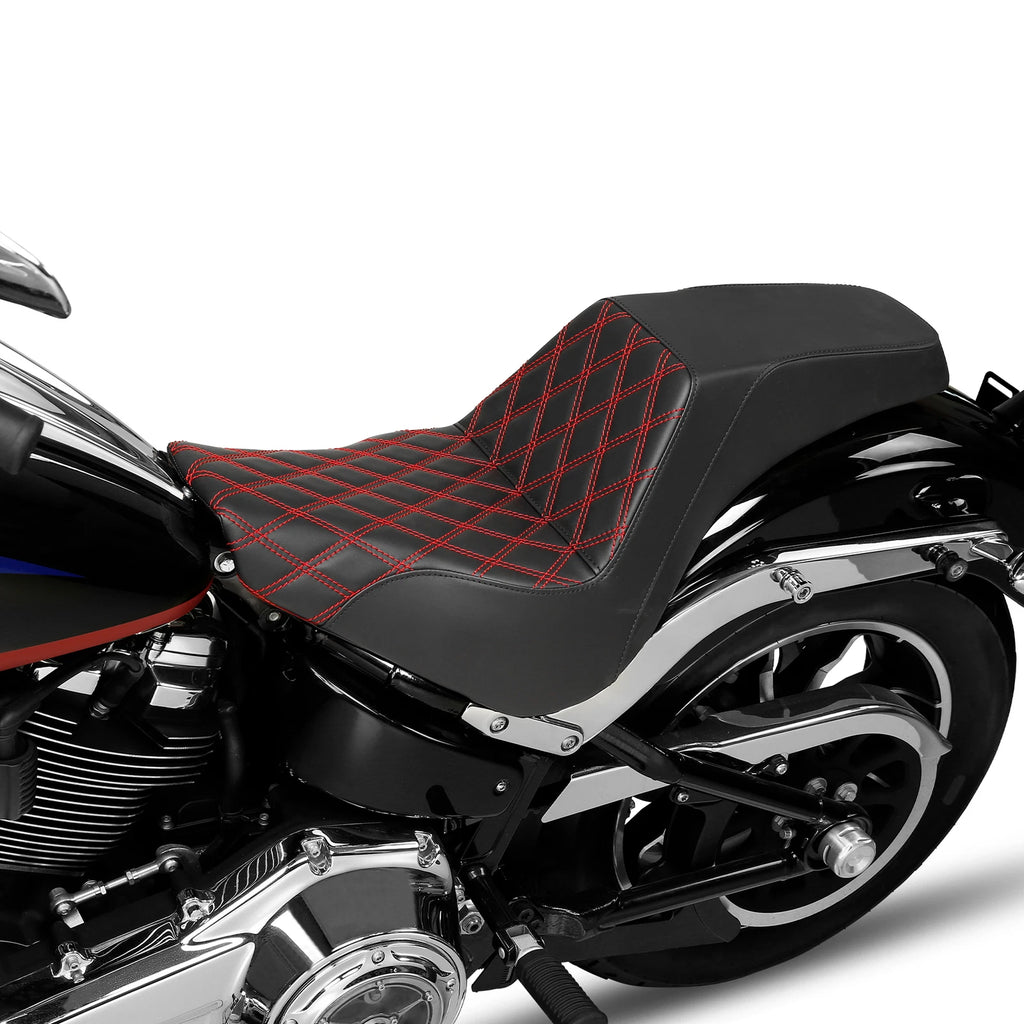 Driver Passenger Seat for Harley Softail Street Bob (2018–Present) Black