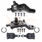 4pc Suspension Kit Front Upper Lower Ball Joints for Toyota Tundra (2000–2002)