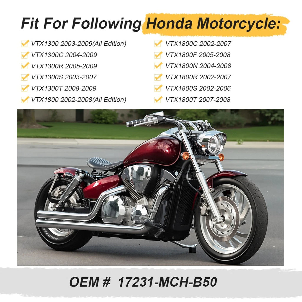 Air Filter Cover for Honda VTX1800C VTX1800F VTX1800N VTX1800R VTX1800S VTX1800T (2002–2008)