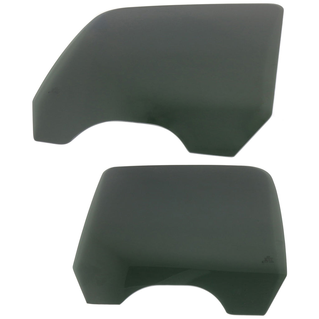 Set of 2 Rear Door Glasses for Chevy Avalanche GMC