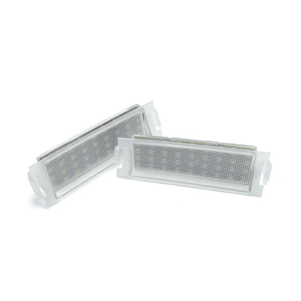2Pc 18SMD LED White License Plate Lights for Kia Forte Koup (2009–2017)
