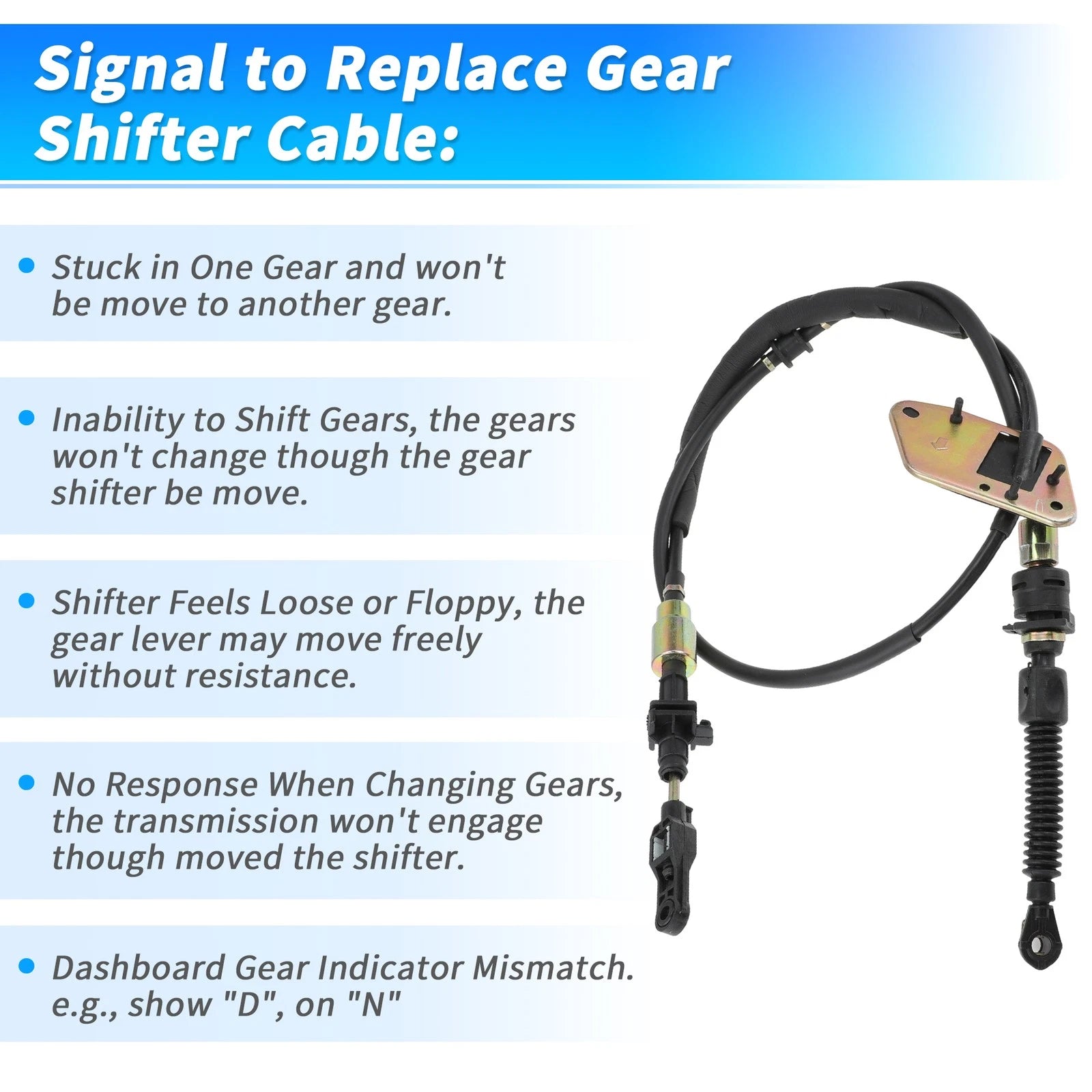 Auto Trans Gear Shifter Cable GN3B46500C for Mazda 6 (2006–2008)