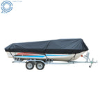 Waterproof Heavy Duty Boat Cover for V-Hull Tri-Hull Runabout (US)
