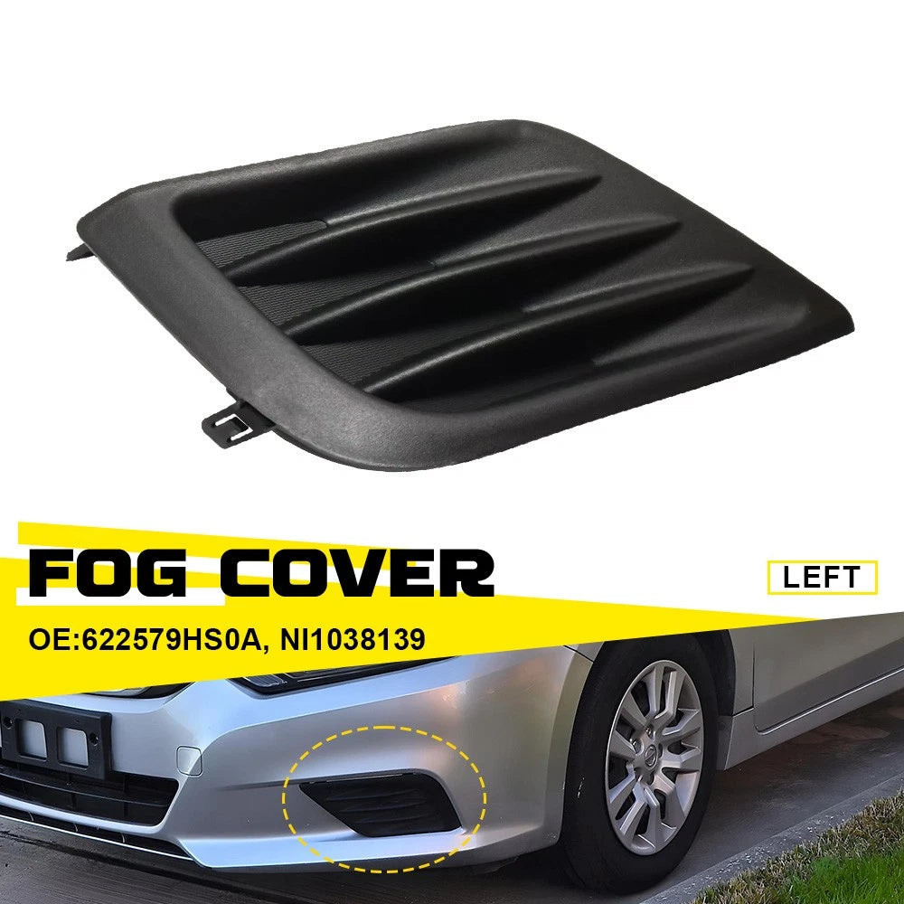 Fog Light Cover for Nissan Altima (2013–2015) Front Left Black 622573TA0A