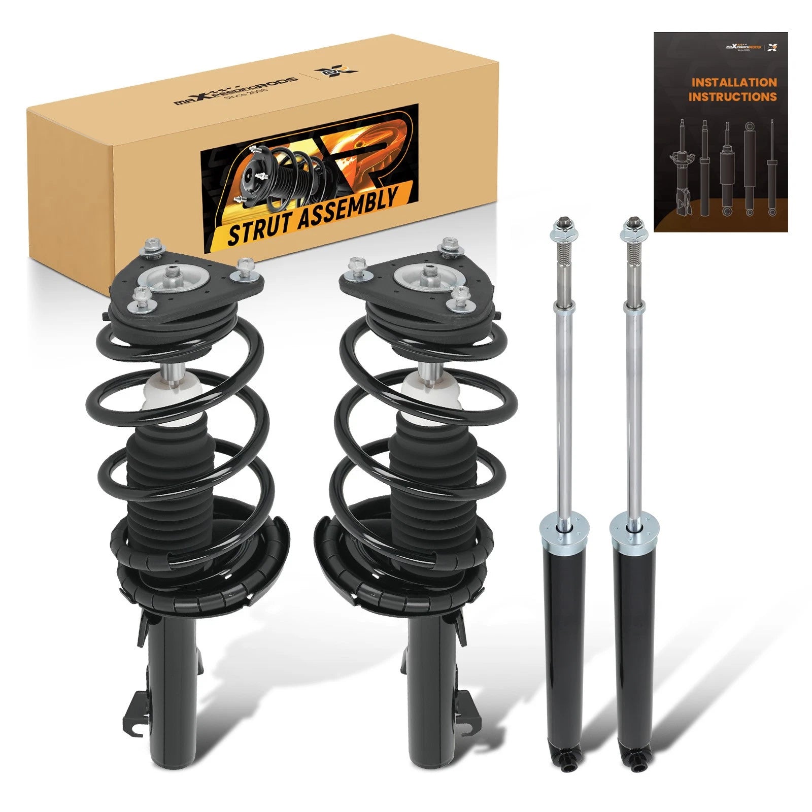 Complete Shocks Struts Coil Spring for Kia Soul (2014–2019) 5541