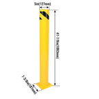 Set of 2 Safety Bollards for Universal Use (42" H, 5" D)