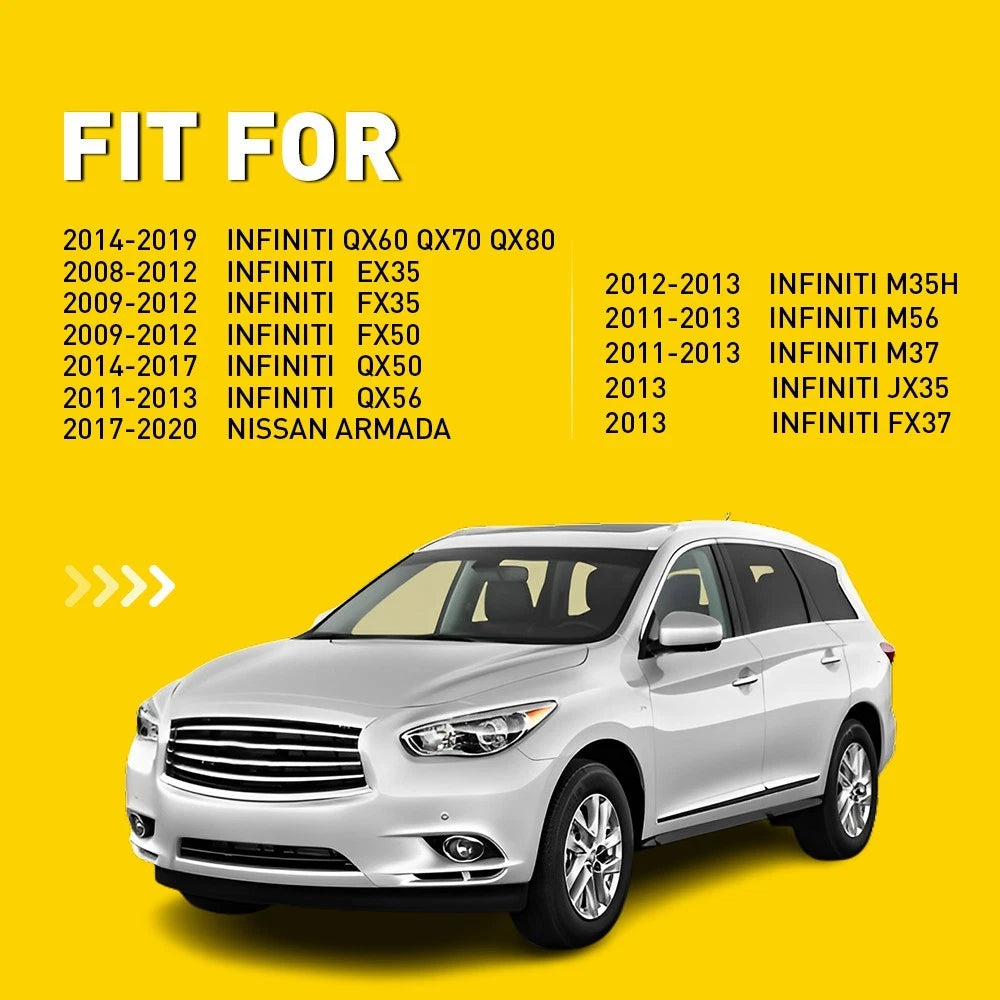 Front Left Door Handle Key Cap Cover for Infiniti QX60 QX70 (2014–2019)