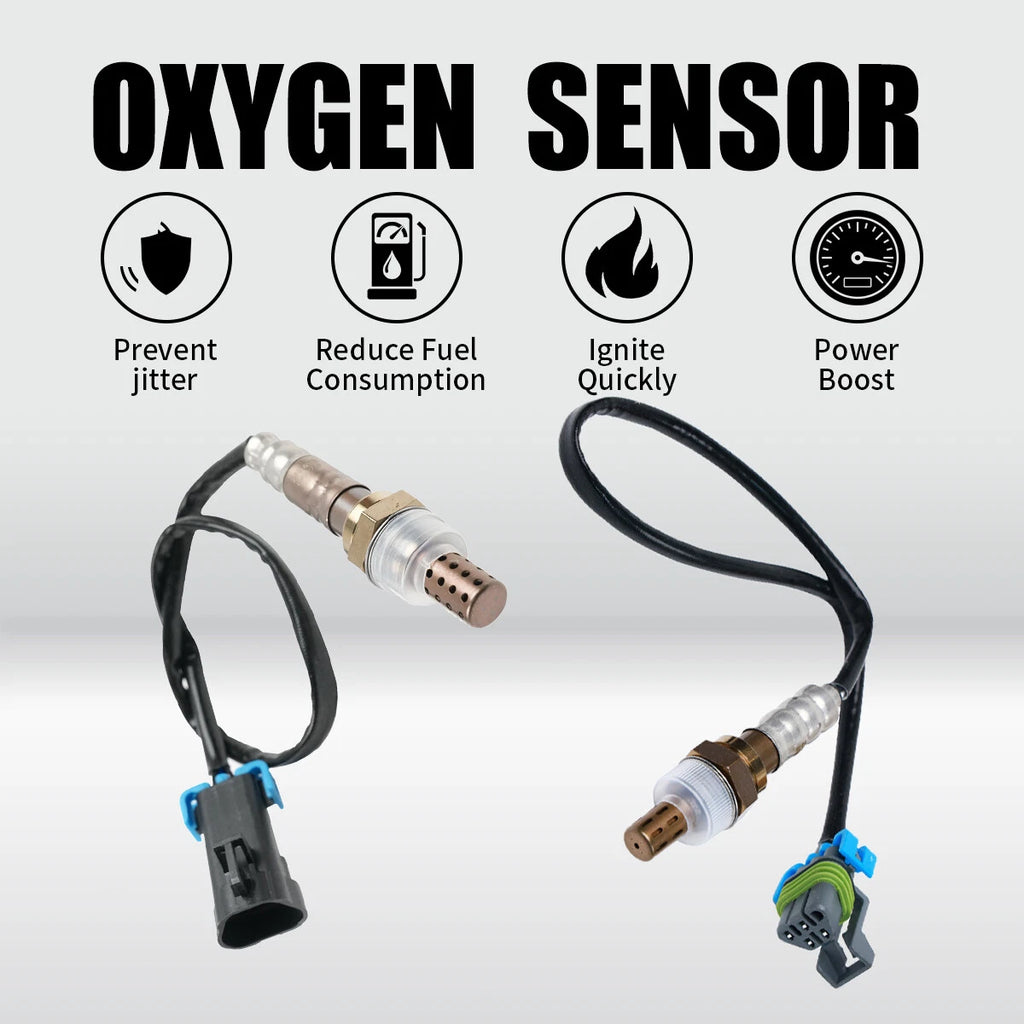 2X Up/Down Oxygen O2 Sensor for GMC Terrain (2016–2017), Pontiac G6 (2009), Saturn Aura
