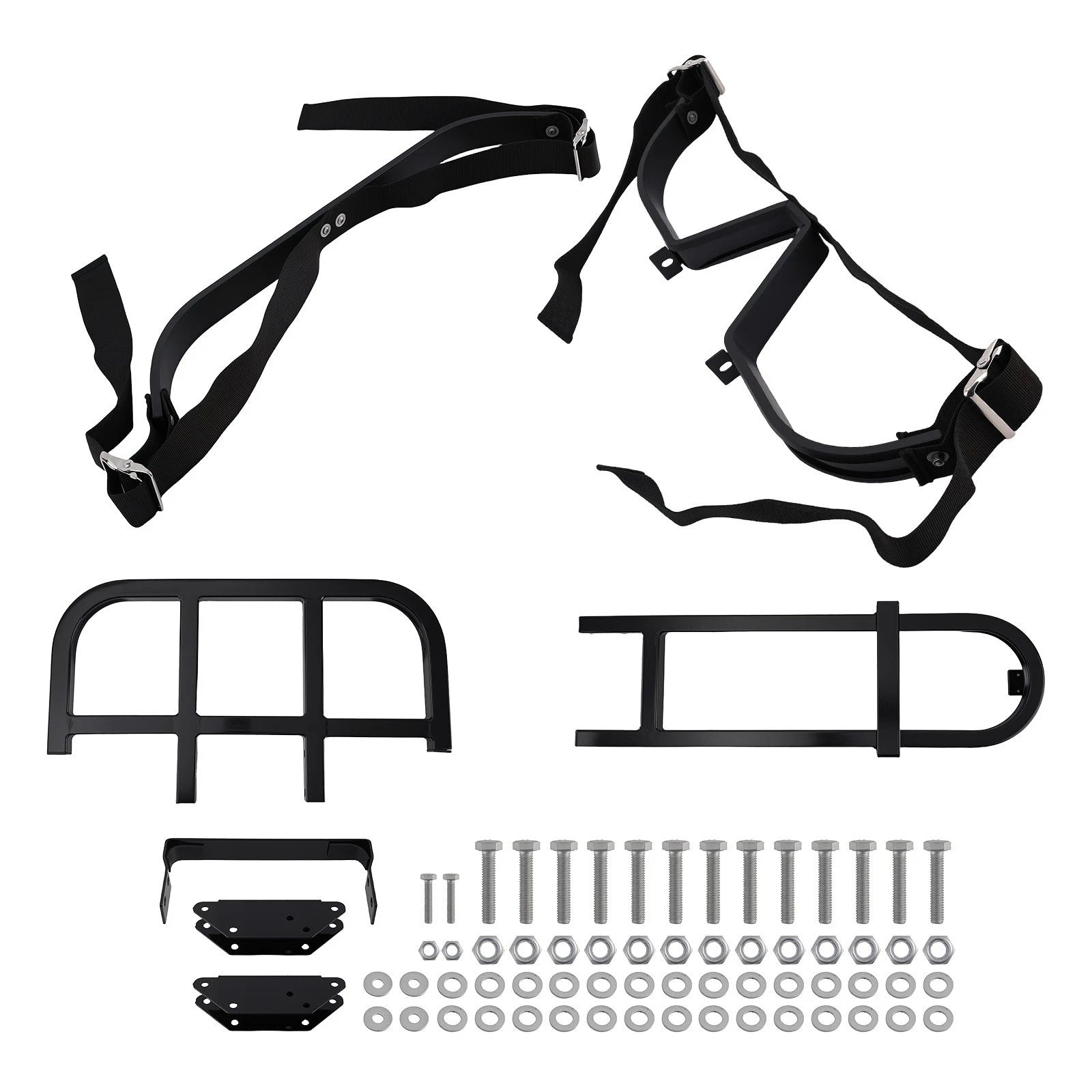Rear Seat Bag Holder for Club Car, Yamaha Golf Carts (Universal Attachment)