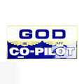 License Plate Bar Wall Decor for God Is My Co-Pilot