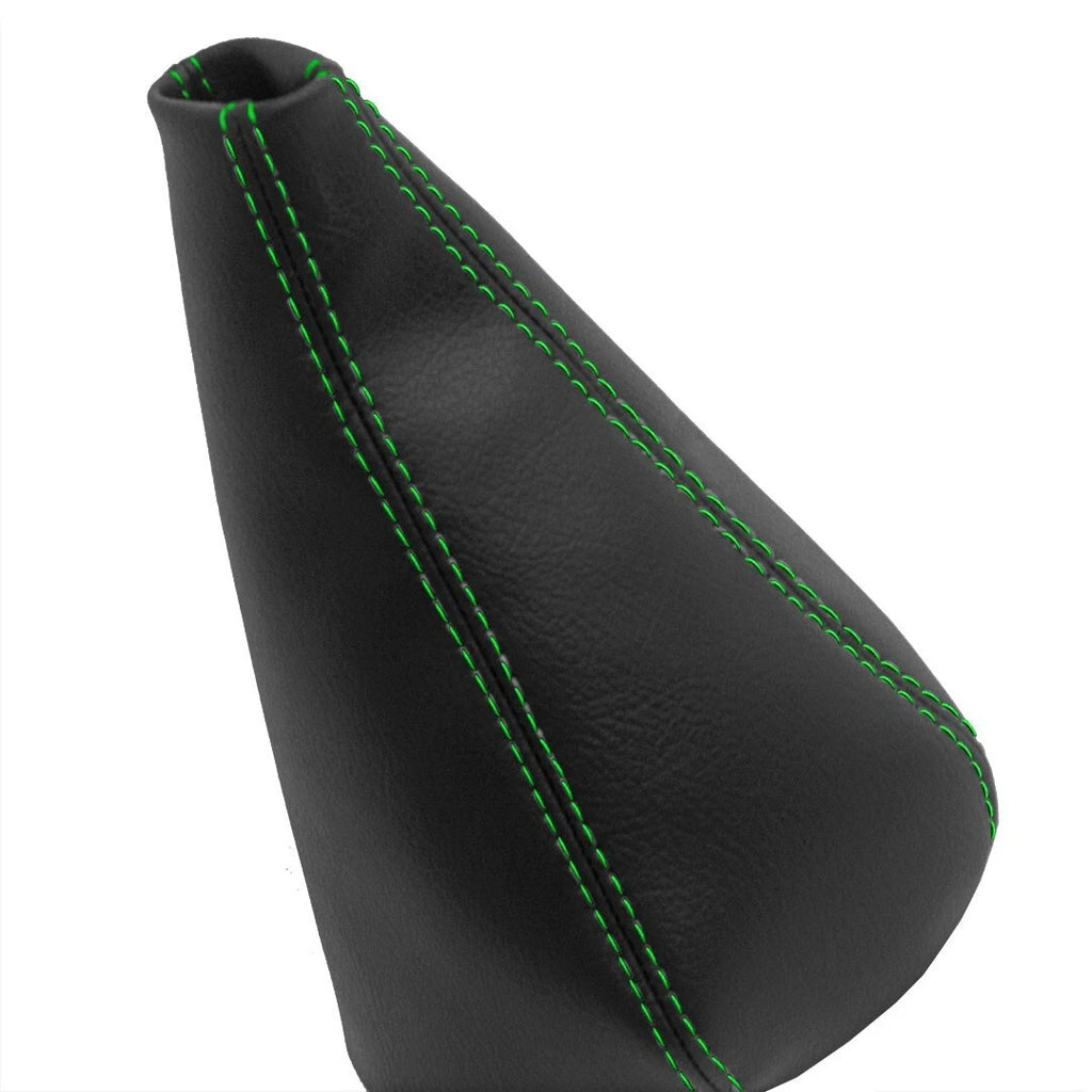 Manual Shift Boot for Honda CRX (1984–1987) Black Green Stitch