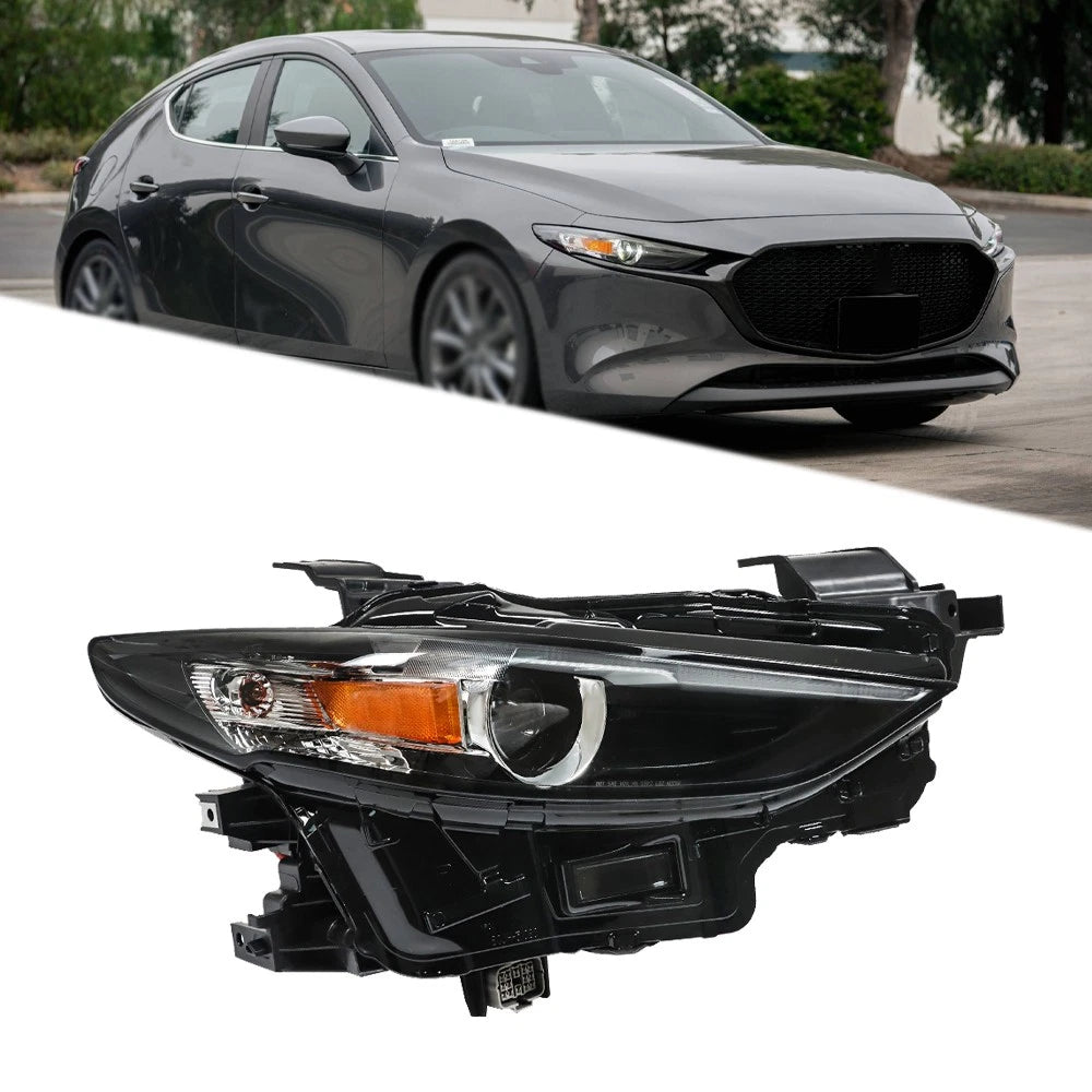 LED Headlight Assembly for Mazda 3 (2019–2021) Right/Passenger Side Clear