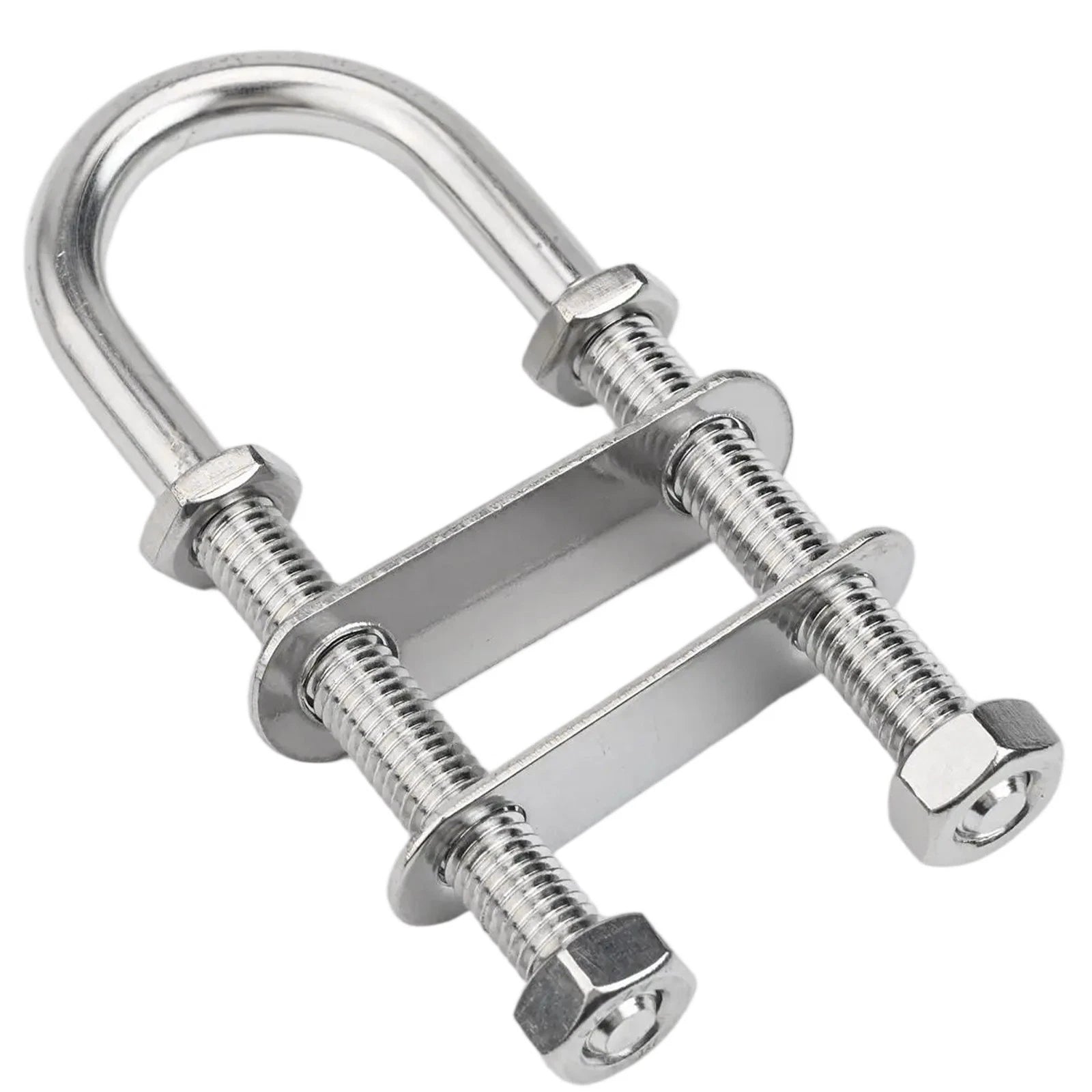 M8 Stainless Steel Boat Stern Bow Eye Tie Down U Bolt with Hardware Kit