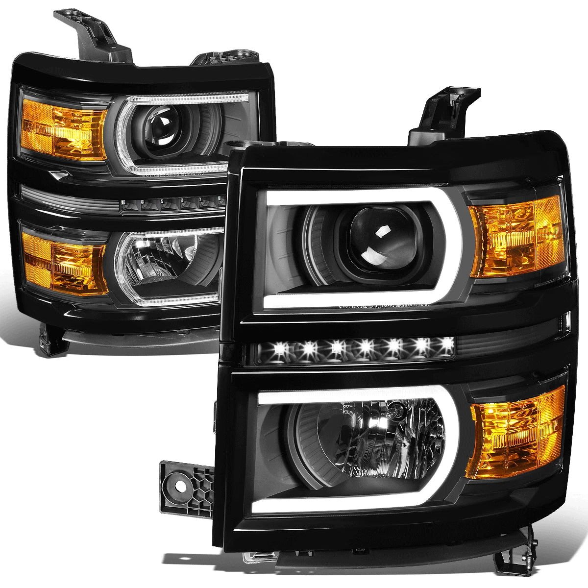 LED DRL U Tube Bar for Silverado Projector Headlight (2014–2015)