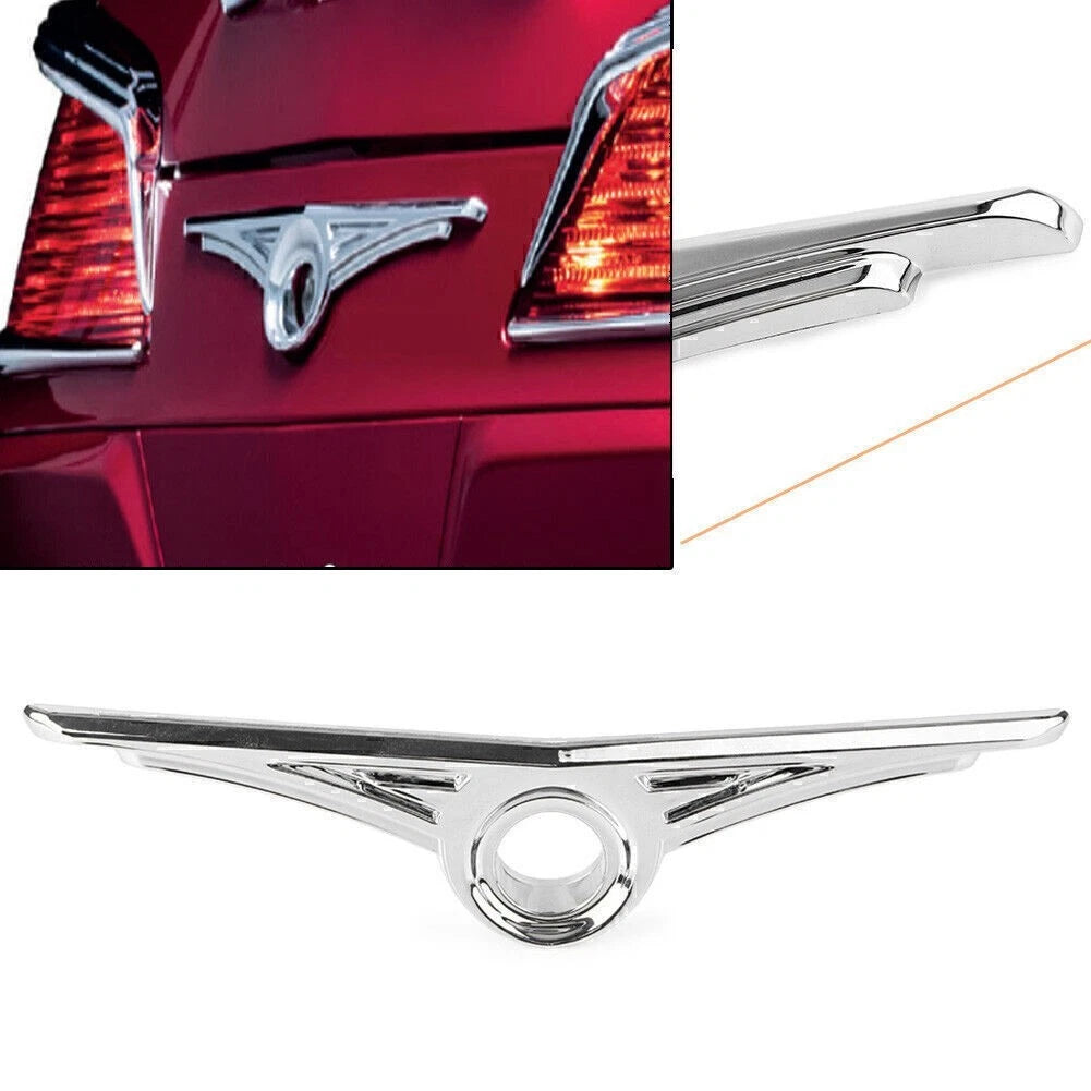 Chrome Trunk Key Hole Lock Accent Trim Cover for Honda Goldwing GL1800 (2001–2017)