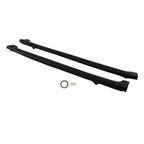 Side Skirt Body Kit Panel for Honda Civic 4Dr (2012–2015) Black ABS