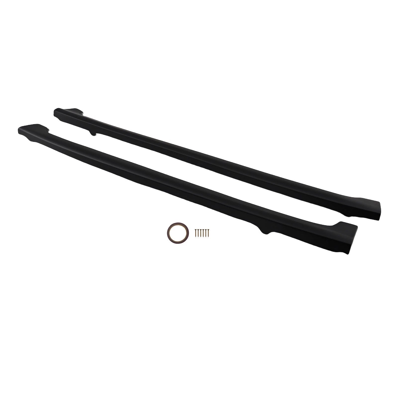 Side Skirt Body Kit Panel for Honda Civic 4Dr (2012–2015) Black ABS