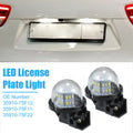 2X 6500K 3528SMD LED License Plate Light for Suzuki Grand Vitara (2006–2014)