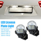 2X 6500K 3528SMD LED License Plate Light for Suzuki Grand Vitara (2006–2014)