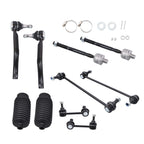 Set of 10 Tie Rod Ends & Sway Bar Links for Nissan Altima (2007–2013)