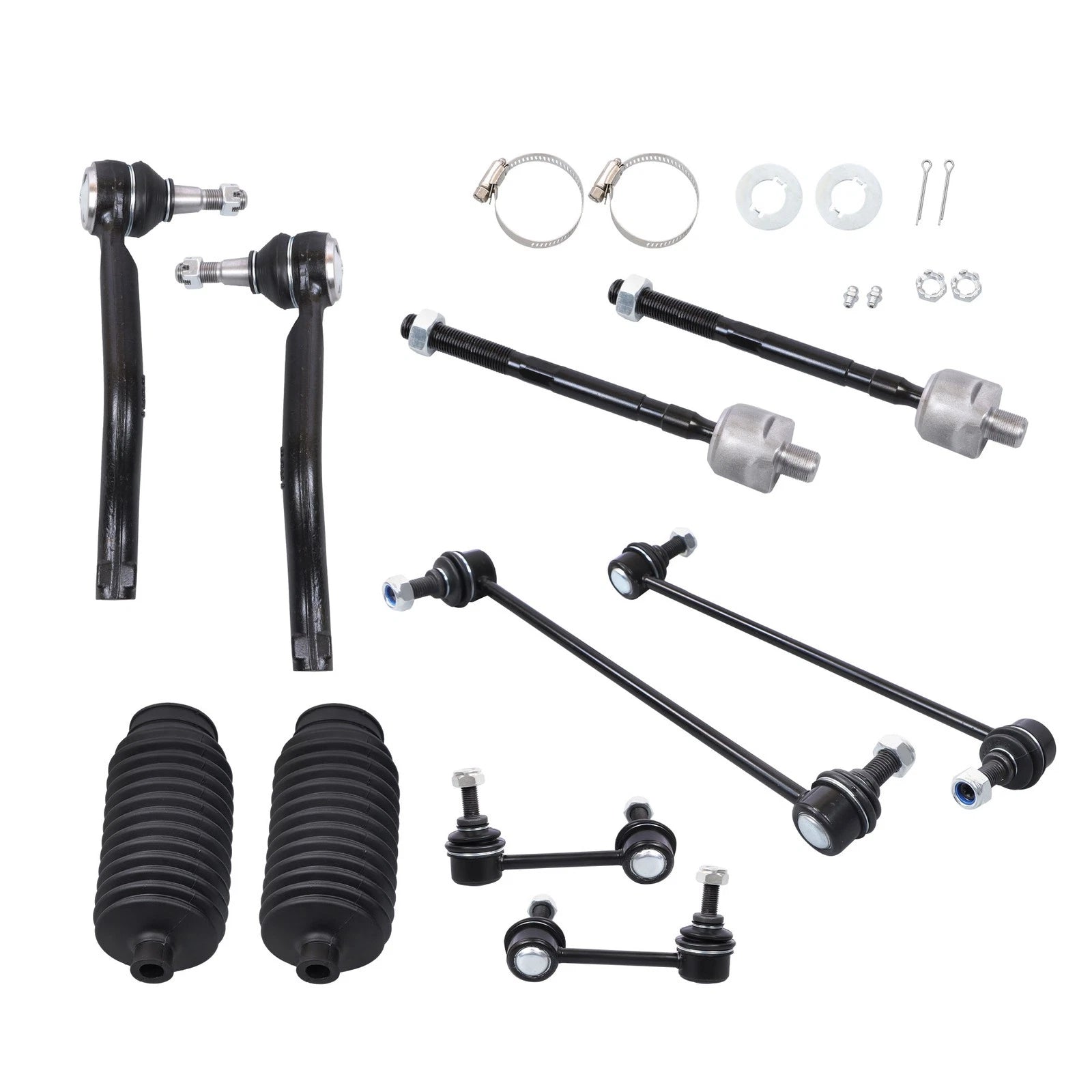 Set of 10 Tie Rod Ends & Sway Bar Links for Nissan Altima (2007–2013)