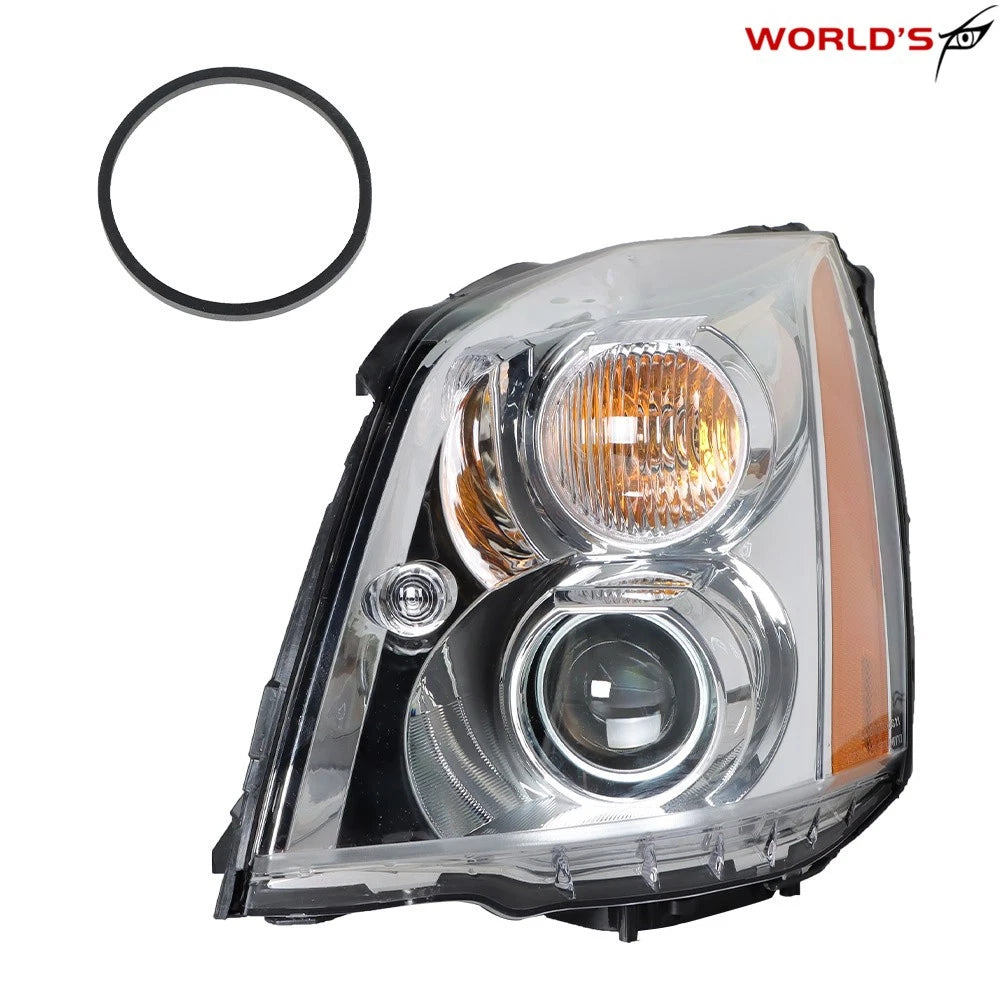 Driver Left Headlight for Cadillac DTS (2008–2011) HID Chrome Housing