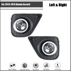 Pair Fog Light Lamps for Honda Accord (2013–2015) Coupe 2DR