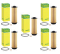 Set of 5 Engine Oil Filters for BMW E89 F22 F23 F30 F32 F33 F34 F36 G05 G07