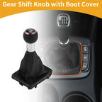 6 Speed Gear Shifter Knob with Cover for Audi A3 (2010–2013)