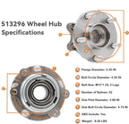 Front Wheel Bearings Hubs for Nissan Altima Maxima Murano Pathfinder JX35 QX60 (2013–2023)