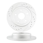 Drilled Slotted Rear Brake Kit for Jeep Grand Cherokee (2012–2020)