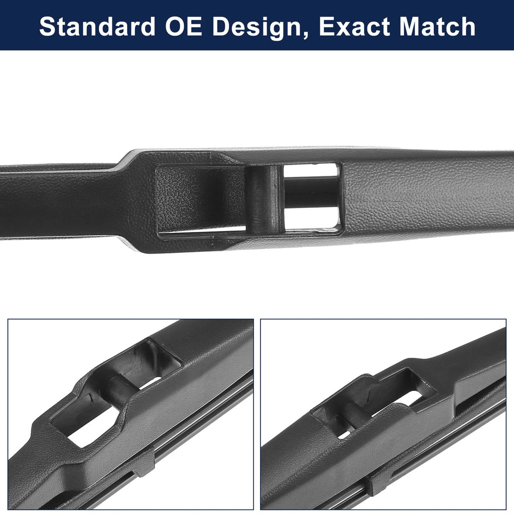 2X Rear Windshield Wiper Blades for Chevrolet HHR (2006–2011)