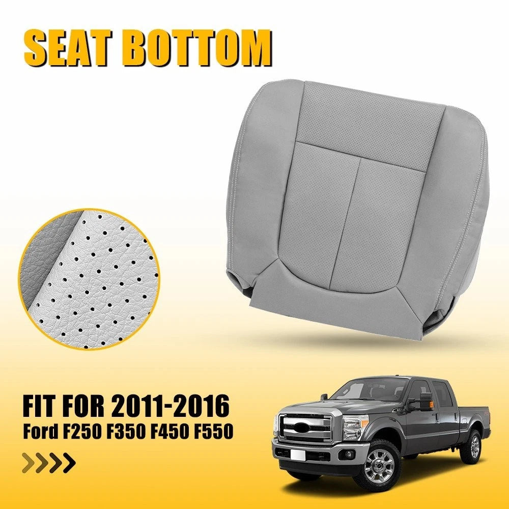 Front Driver Bottom Seat Cover for Ford F250 F350 F450 F550 (2011–2016) EPY