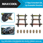 2" Rear Shackles for Holden Colorado RG (2012–Present) & Isuzu D-Max