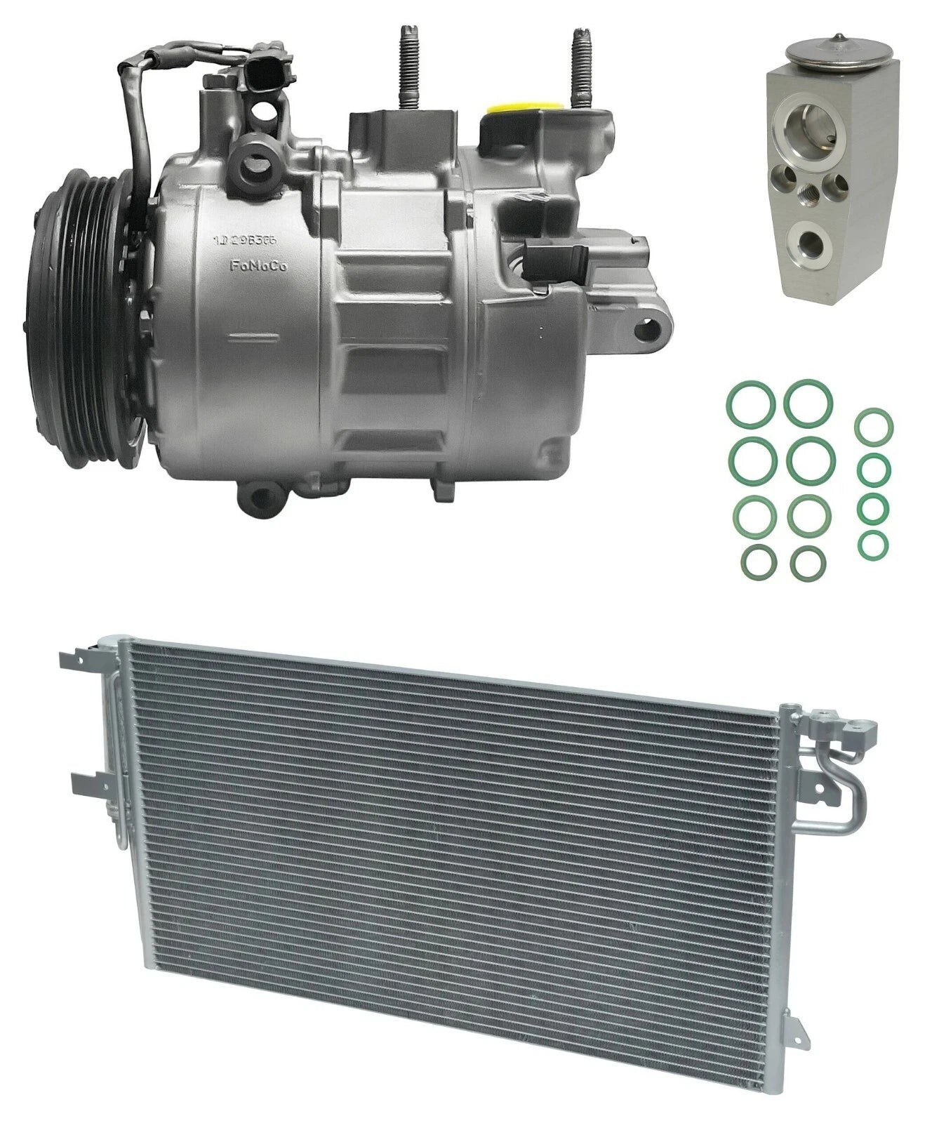 AC Compressor Kit With Condenser for Ford Escape 2.0L (2018-2018)